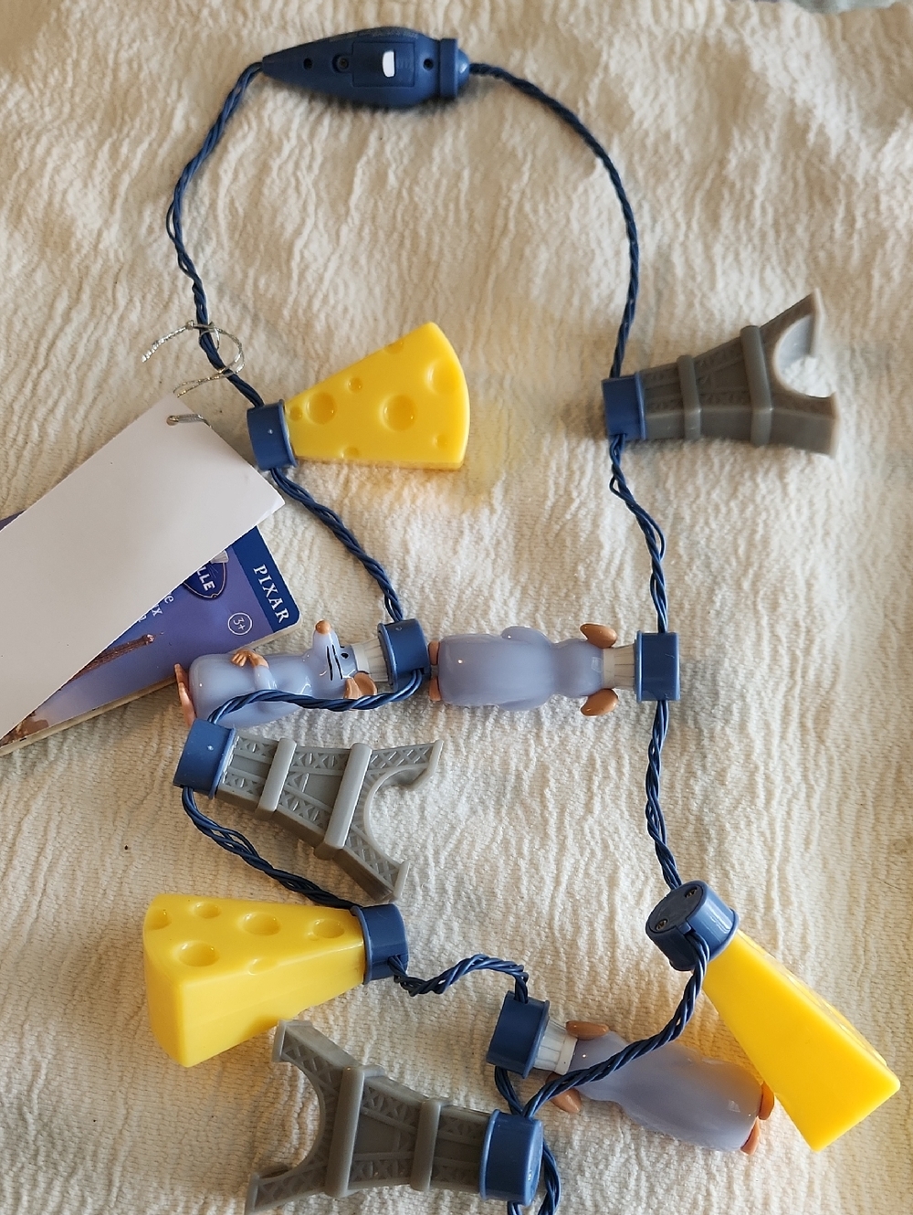 Pixar Ratatouille and Cheese Novelty String Lights